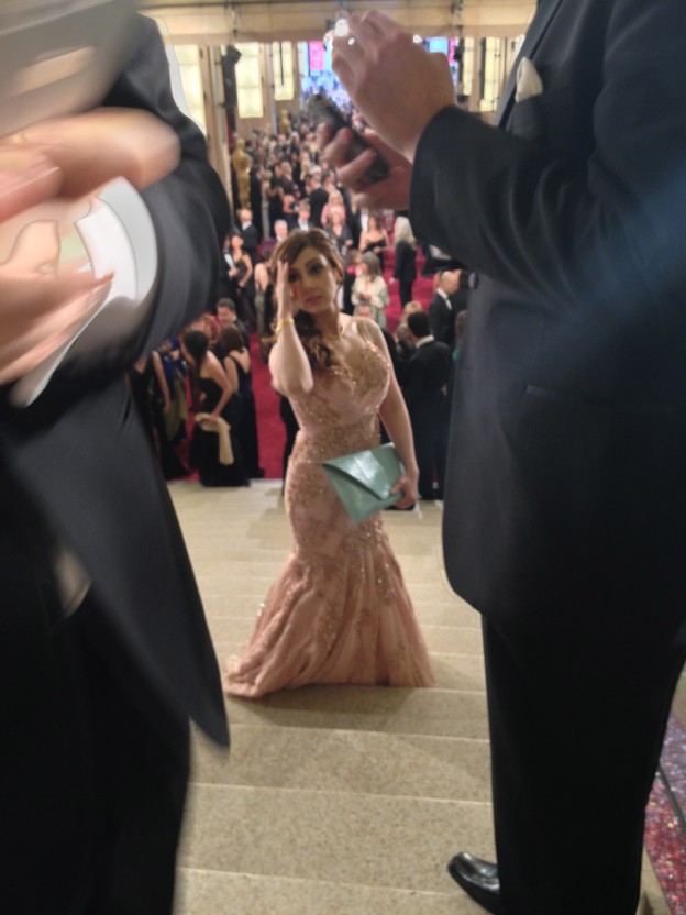 On the Red Carpet Stairs